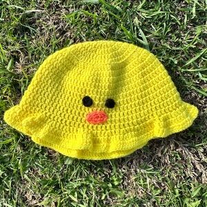 Yellow Duck Crochet Hat